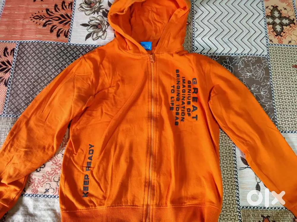 Orange jacket for boys