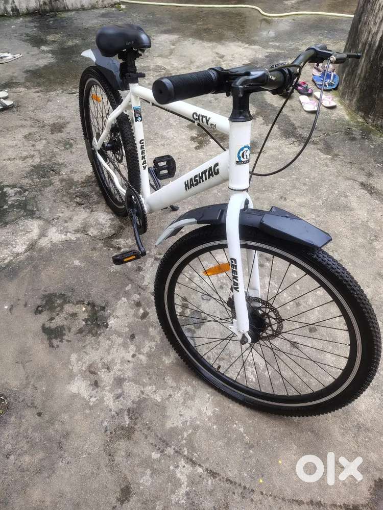 Geekay Hashtag City Single Speed Cycle with Dual Disc Brakes