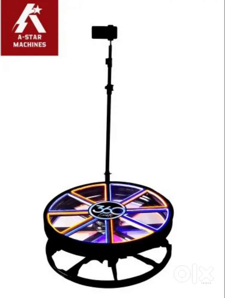 360 Degree Selfie Booth with Truss Setup  Guitar Speaker  Amplifier