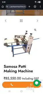 Samosa Patti machine