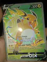 RaichuV pokemon card
