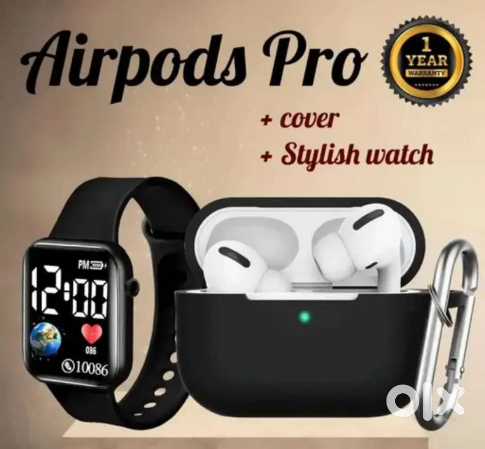 Premium earbuds with free smart watch