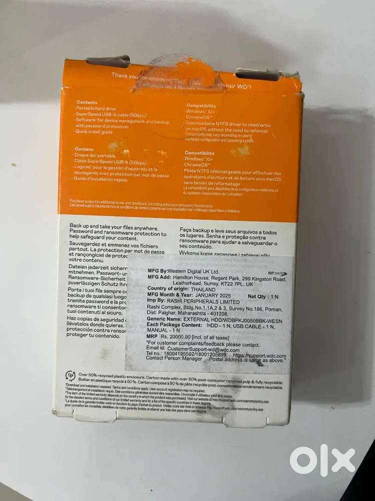 Wd 5tb hard disk