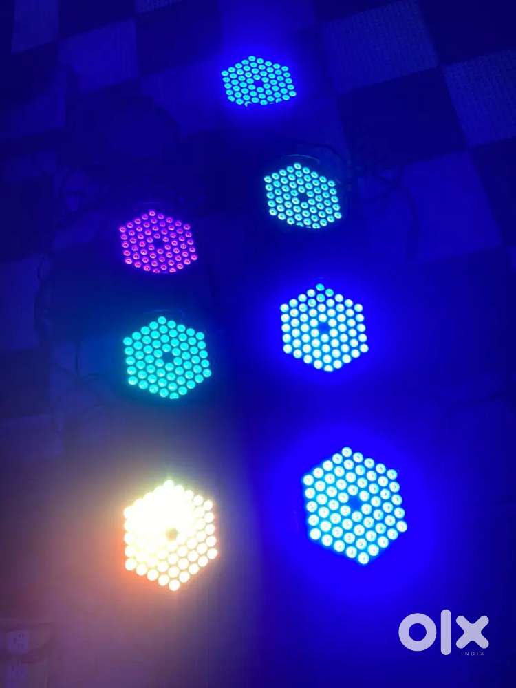 DJ lights 8 par cans