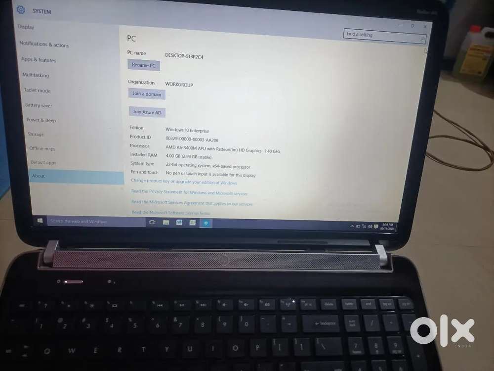 HP laptop 584037