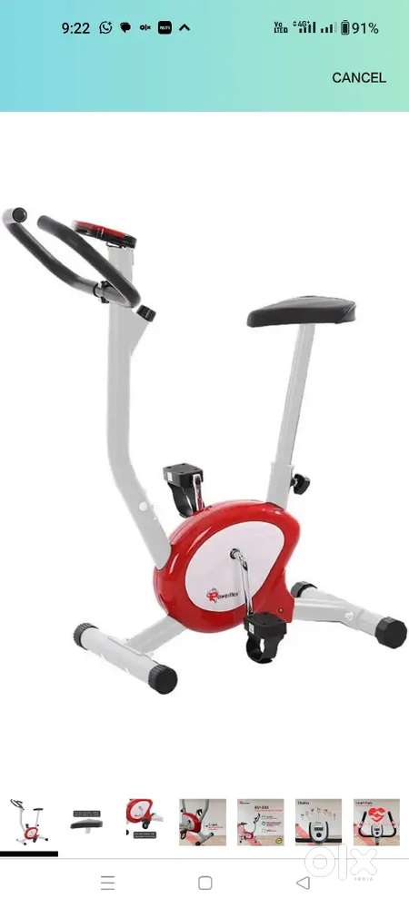 Gym cycle for fitness