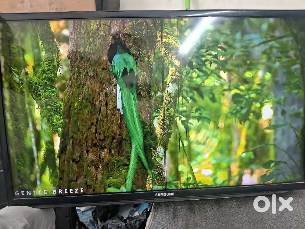 Samsung 32 full hd led tv some line in check display imeges not smartv