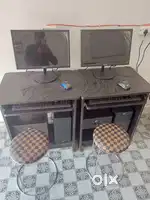 Eight computer with furniture table