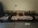 Double Bed 6x6, TV Table, 5 Seater Sofa with Center Table