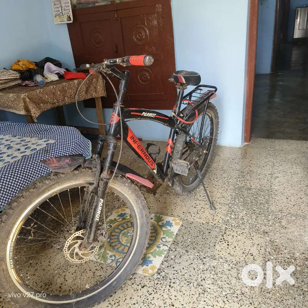 Brand -Parrot no problem in this bicycle tyers and tube are new