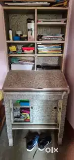 Wooden Wordrobe+study table