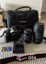 Full New condition 1years waranty 2 new lens 64 gbmemory 2 new battery