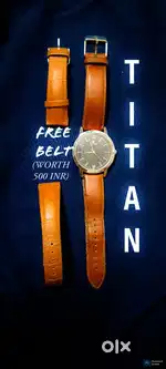 PREMIUM VINTAGE TITAN WATCH ( FREE EXTRA BELT )