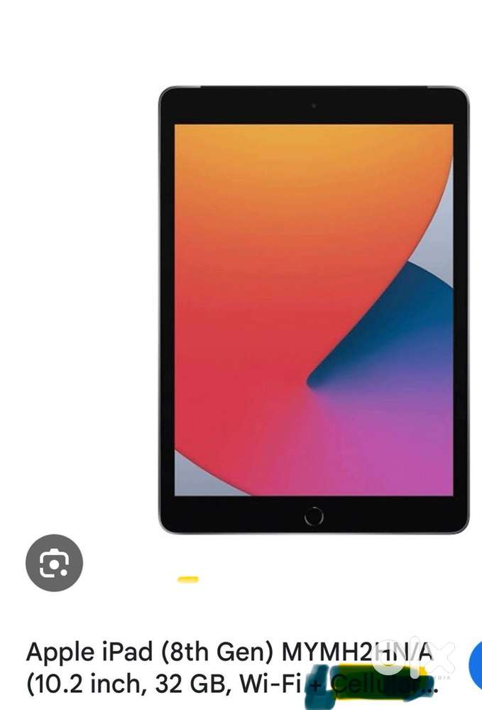 Ipad 8th generation with Apple pencil Headphone Charger