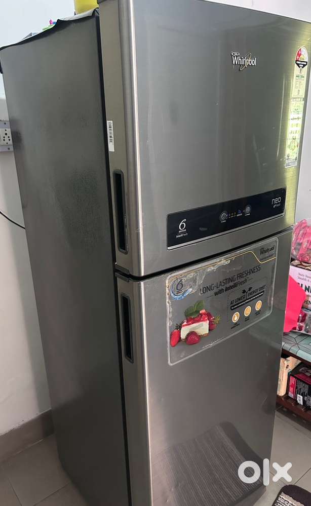 Whirlpool double door 340ltr fridge  .