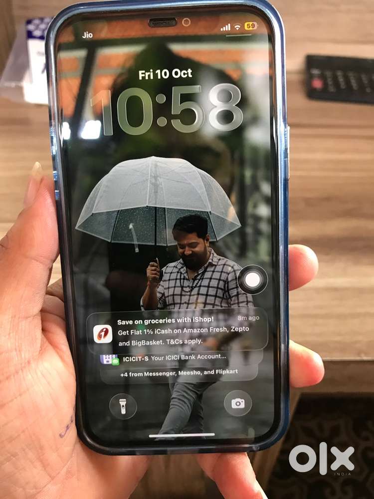 I phone 12 white colore 64gb mint condition