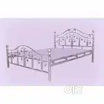 Steel bed with matress