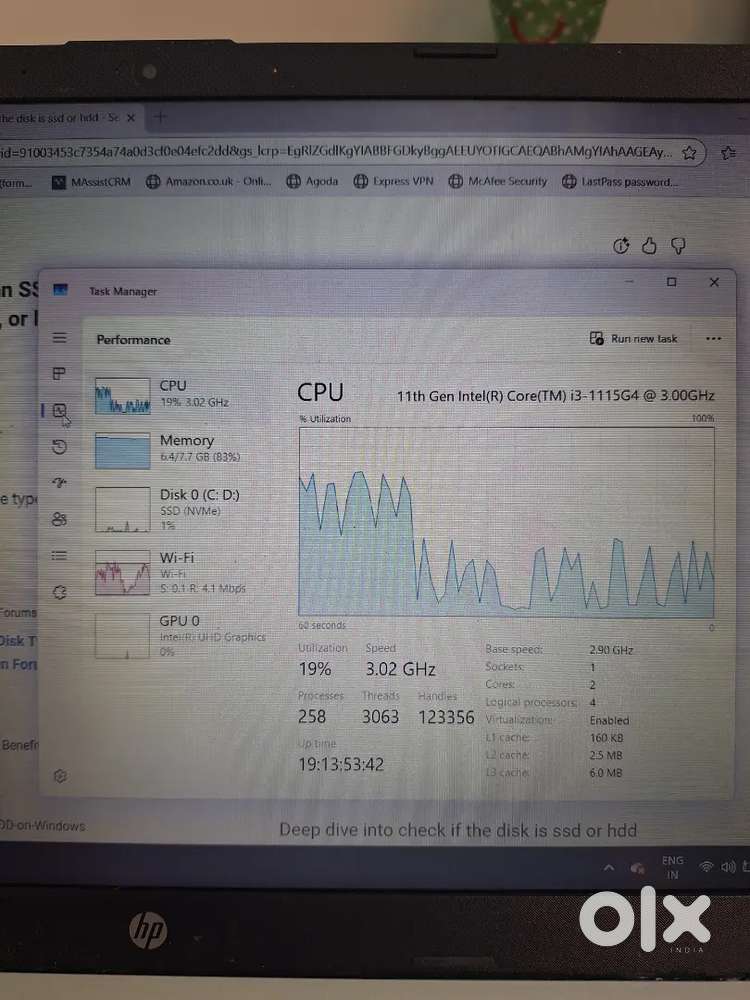 HP Laptop - Model hp15fr2511tu