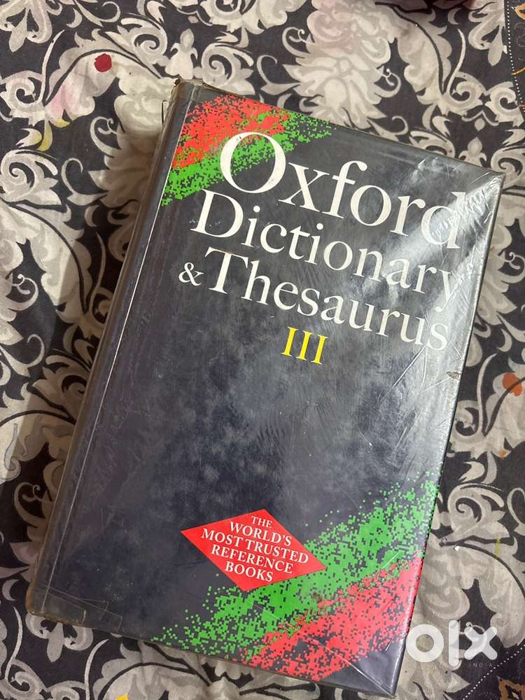 oxford dictionary and thesaurus part 3