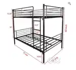 Bunk beds 36 nos.Beds pillow bedsheets 70, Celing, Wall,table fans