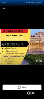 Hotel writer job