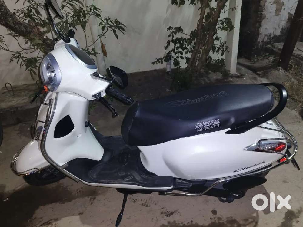 Chetak 3502 white colour 7month old