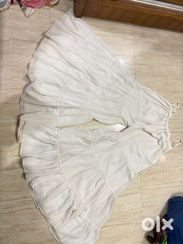 Gharara set (off white)