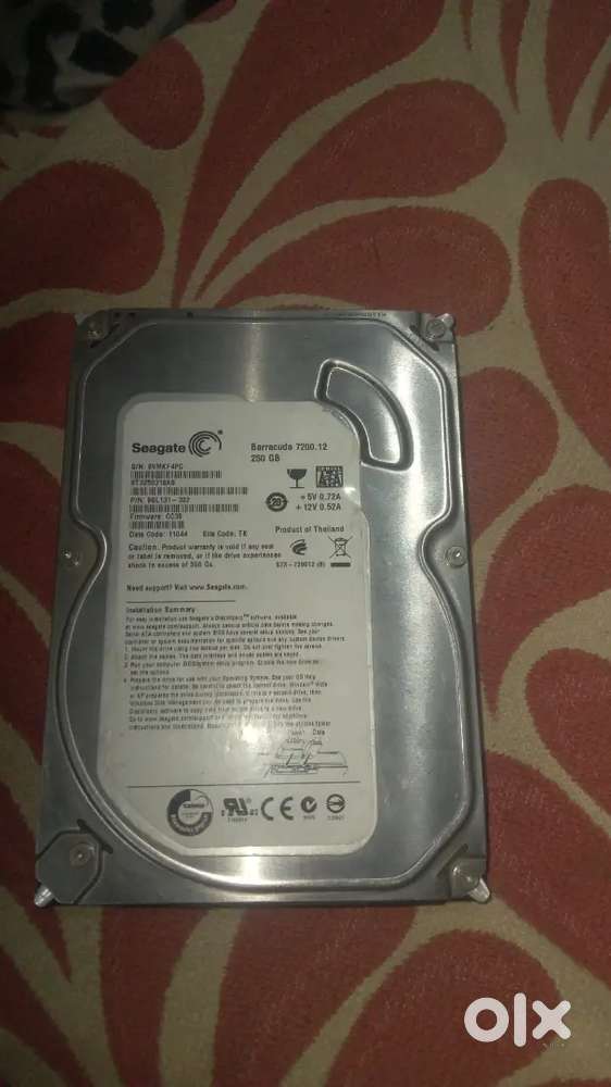 Pc heart disk second 250 gb with sata cable free