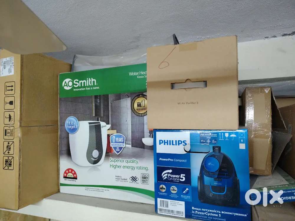 Vaccum Cleaner, Water Heater, Air Purifier, Ikea Bed