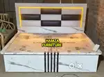 Hamza Furniture New designer luxury look Plywood Bed at affordable PR