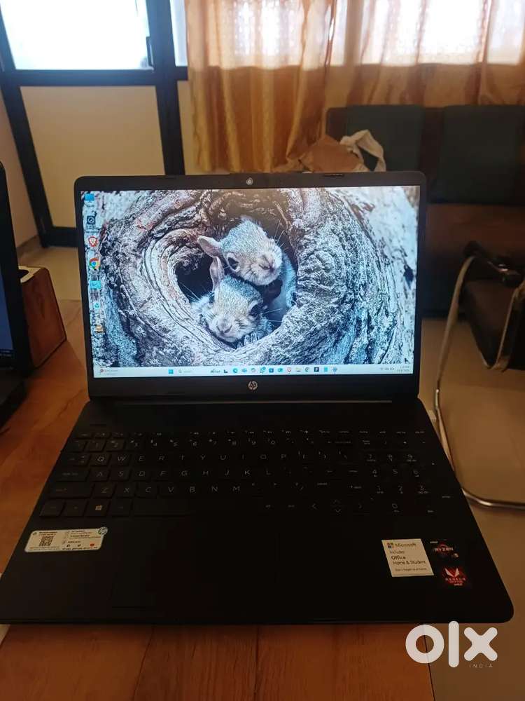HP 15s Laptop with AMD Ryzen 5, 8GB RAM, 1 TB Hdd Storage