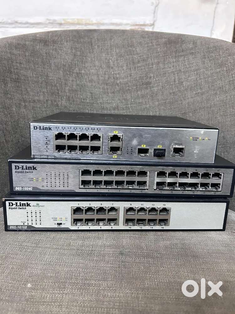 D link D-link Gigabit switches Managable and Unmanaged switch tp link