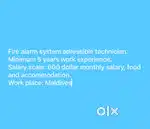 Fire alarm system adressible technician