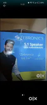 Zebronics Bluetooth home theatre 5.1