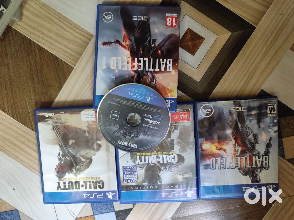 PS4 CD battlefield & Call of duty