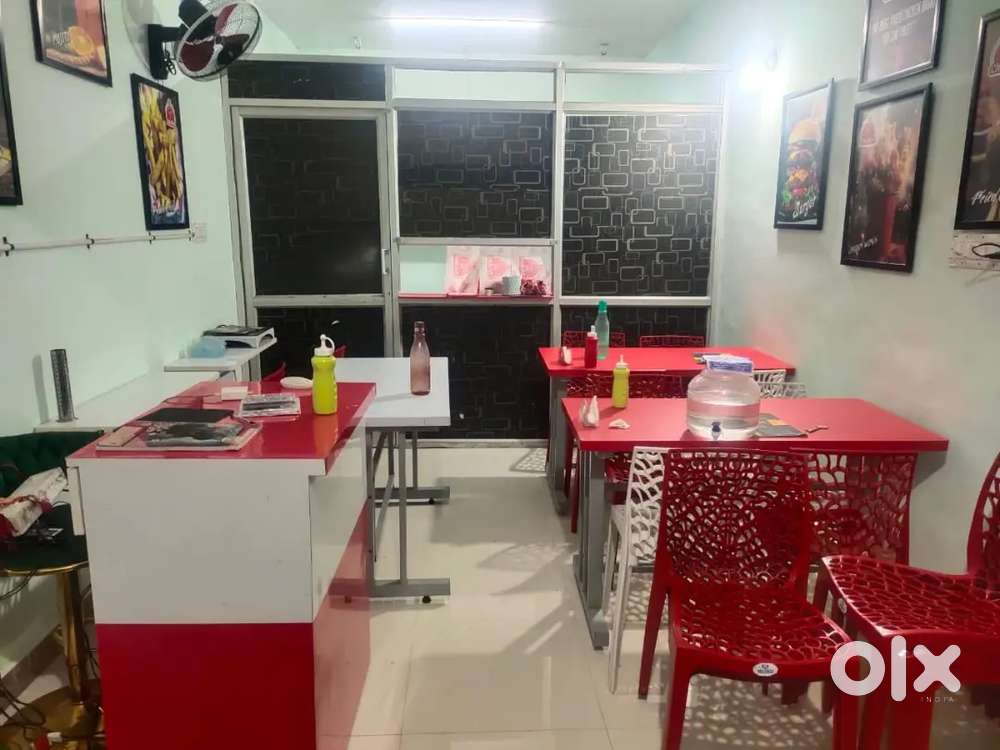 CAFE ITEMS FOR SALE FRIED CHICKEN BURGER MILKSHAKE