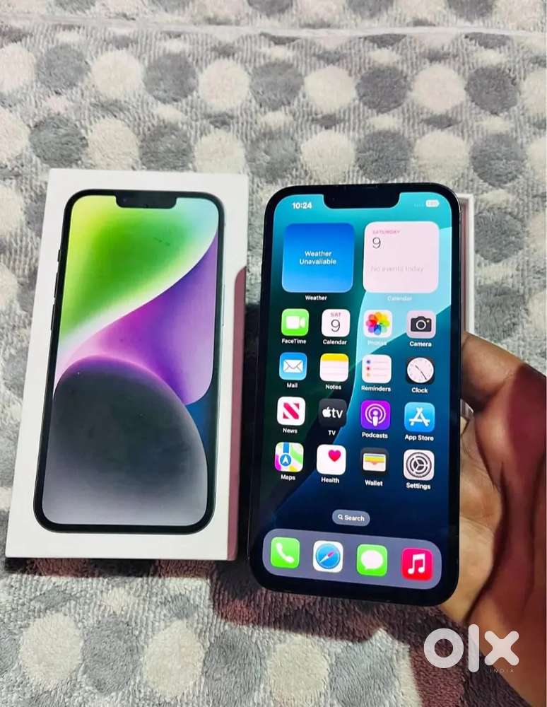 iPhone 14 128gb neet condition phone and box less price