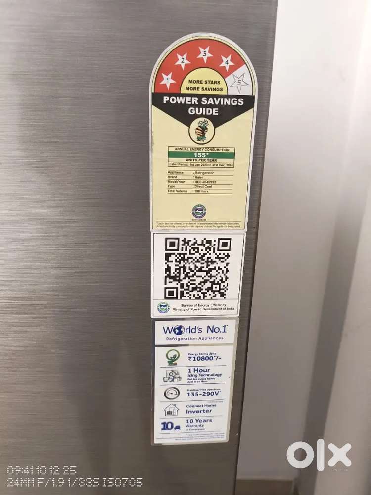 Fridge and washing machine under warranty