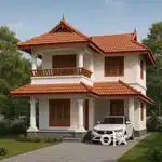 Kerala Style Home At Kuniyamuthur - 2.86 Cents & 1350 Sqft