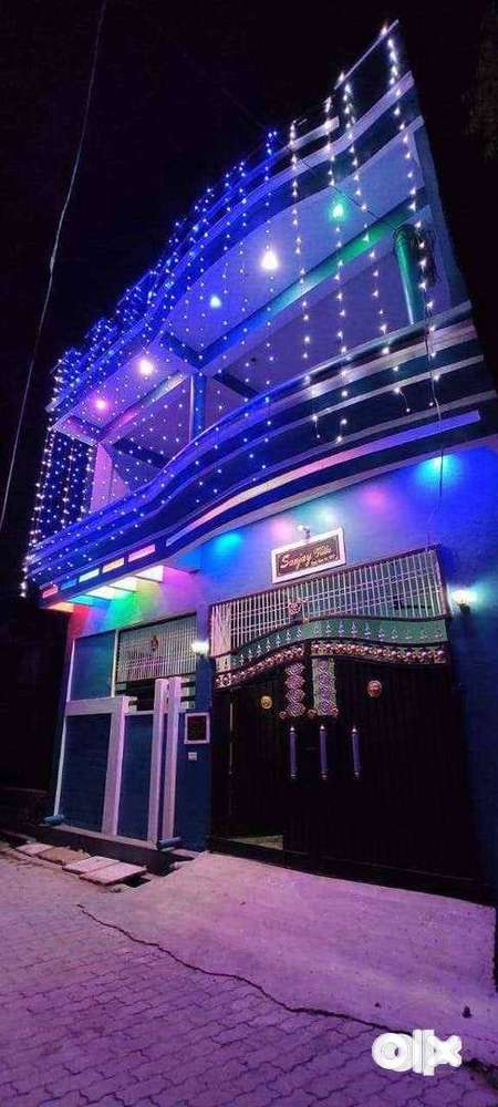 semi furnished 02-bedroom,washroom ,kitchen & hall with open sky(ots).