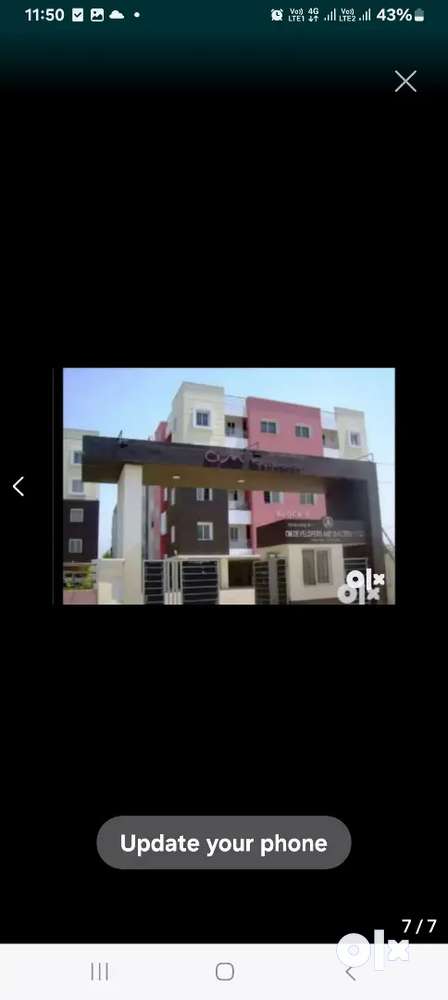 2BHK FLAT WITH 2 BALCONY READE TO MOVE