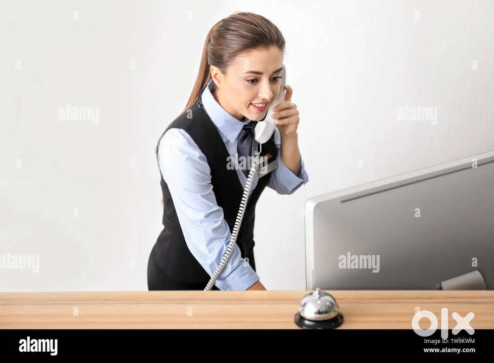 Urgently hiring office receptionist
