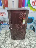Lg single door flower print model refrigerator available