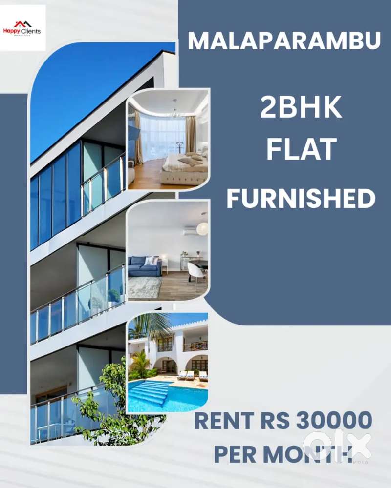 Malaparamba 2Bhk Furnished Flat available for rent