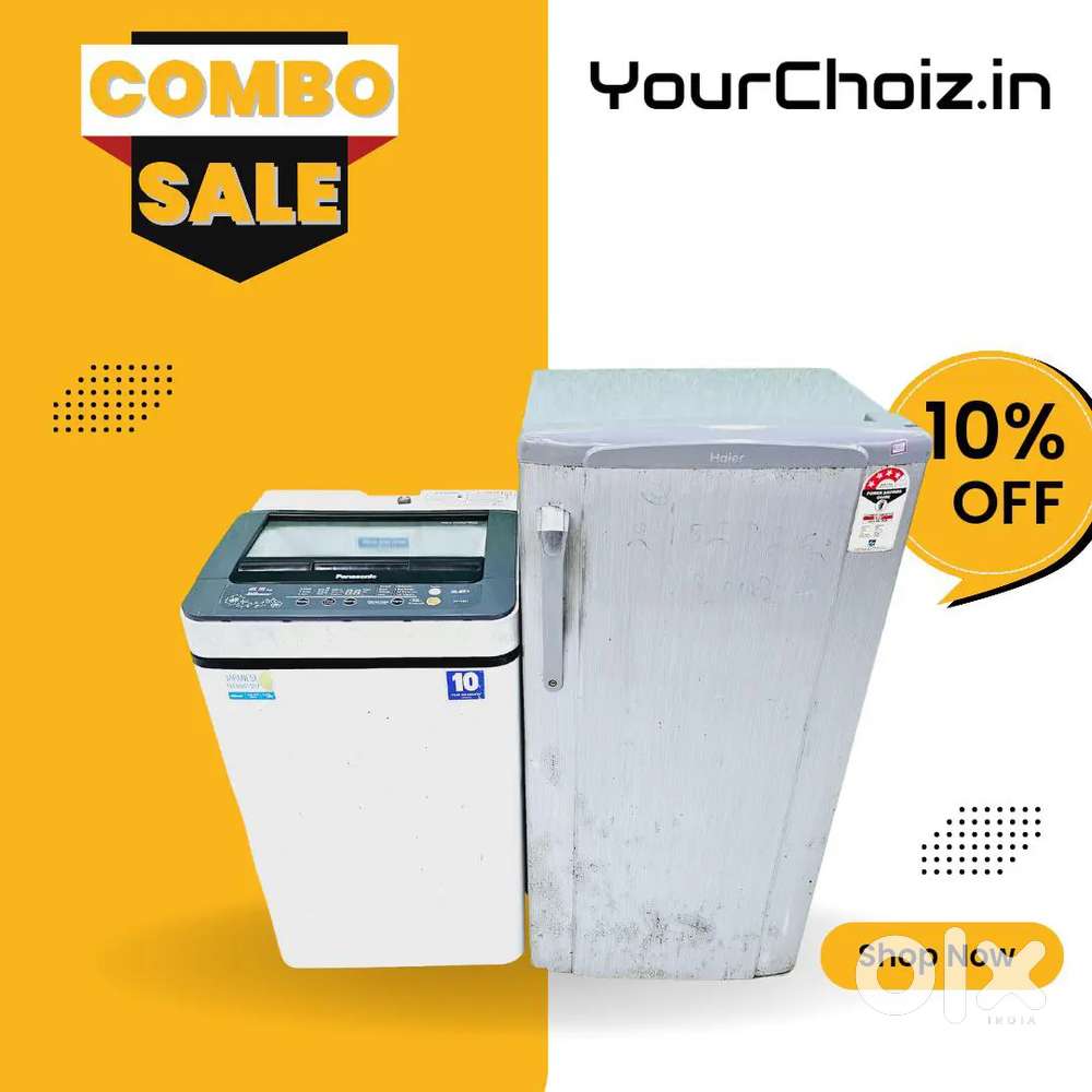 Washing Machines and refrigerators combo refurbished home appliances