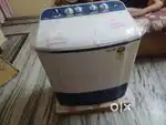 A newly unused washing machine