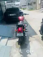 Jawa 42 with Red rooster