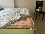 Qween bed along with mattress
