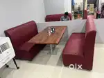3+3 restaurant sofa and stripes model with comfortable sitting