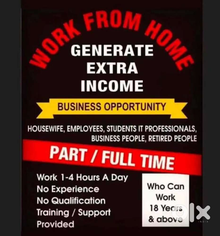 Work From Home Opportunity